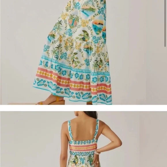 NWT Anthropologie x Farm Rio, Large - Picture 3 of 7